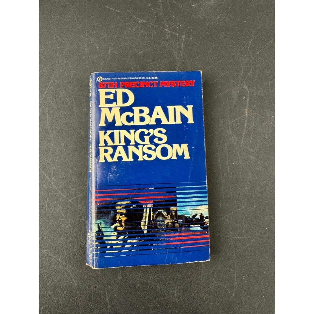 Ed McBain King's Ransom 87th Precinct Mystery Signet Paperback 1975 Vintage